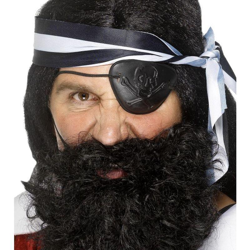 Deluxe Pirate Beard Adult Mens -1