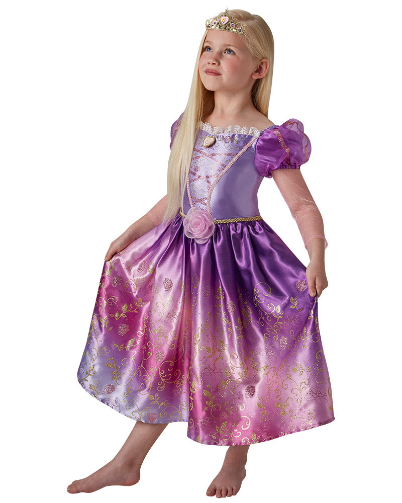 Rapunzel Rainbow Deluxe Costume Child Girls Purple