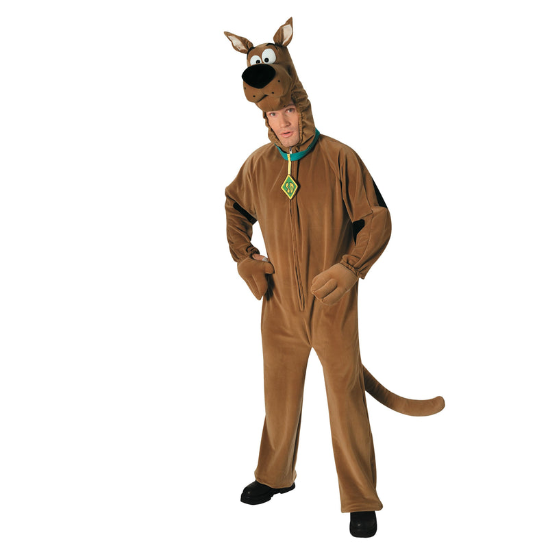 Scooby Doo Deluxe Costume Adult Mens Brown