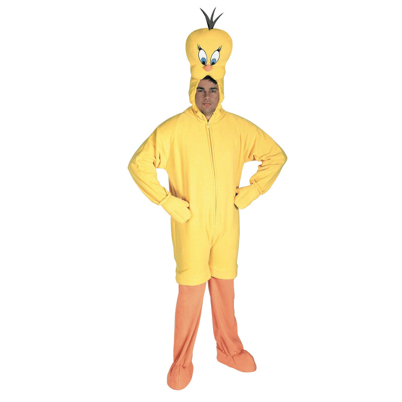 Tweety Pie Deluxe Costume Adult Unisex Yellow -1