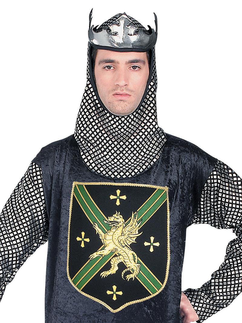 Warrior King Costume Adult Mens Grey -2