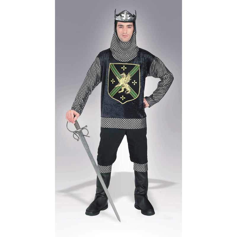 Warrior King Costume Adult Mens Grey -1