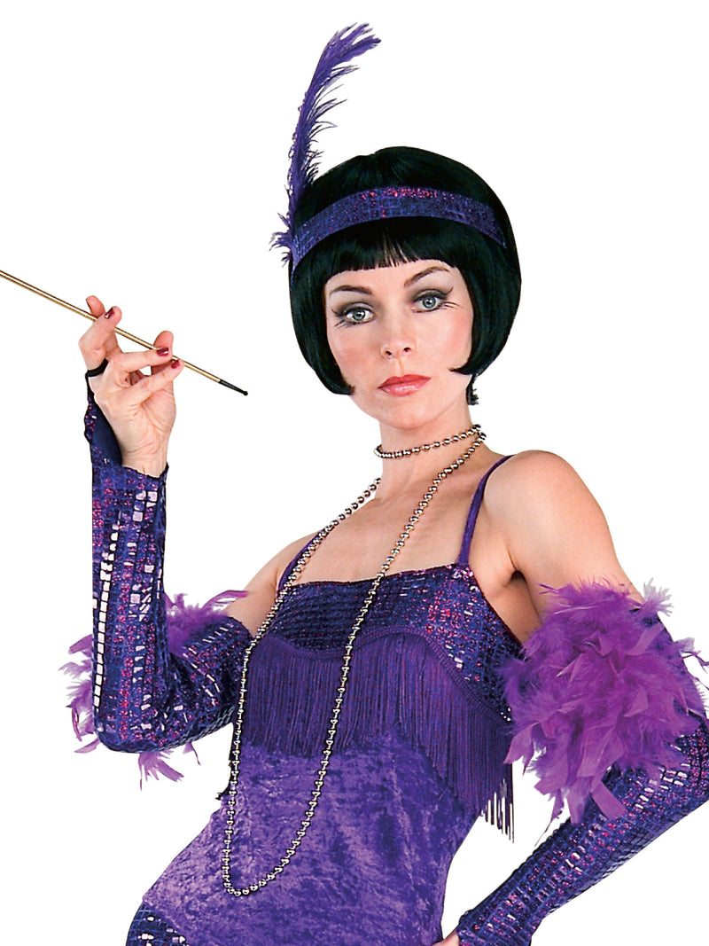 Fabulous Flapper Dress Adult Womens Purple -2