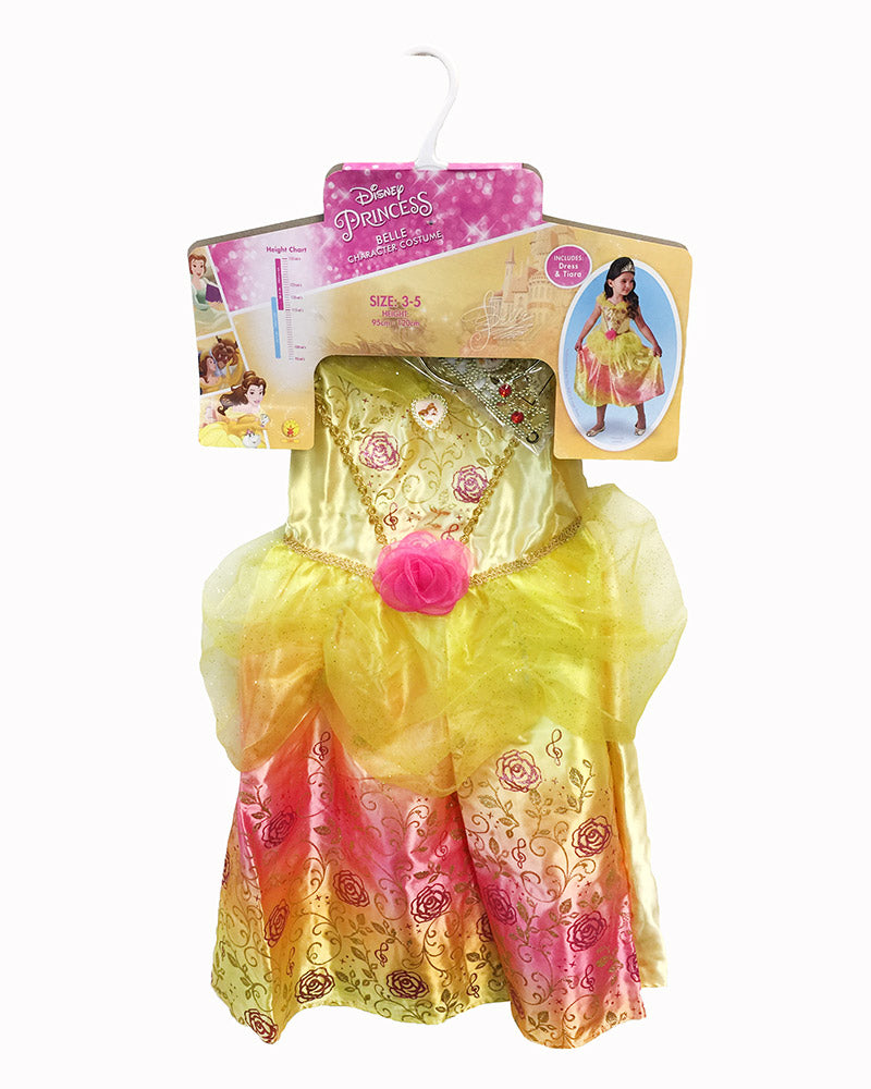 Belle Rainbow Deluxe Costume Child Girls Yellow