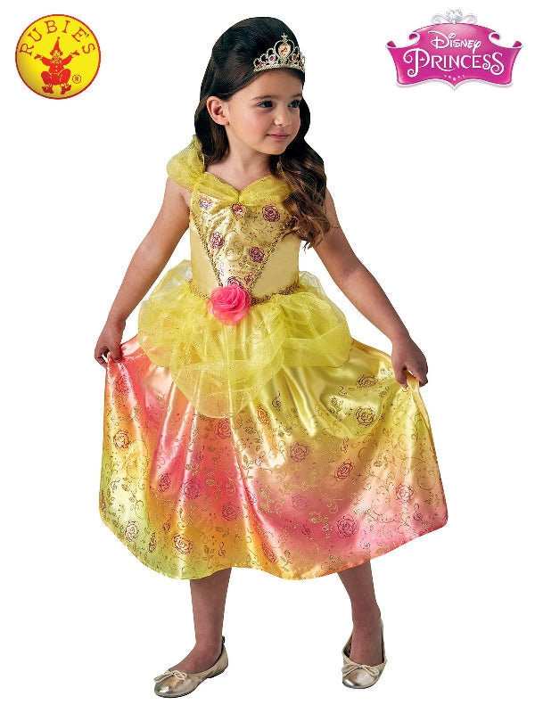 Belle Rainbow Deluxe Costume Child Girls Yellow