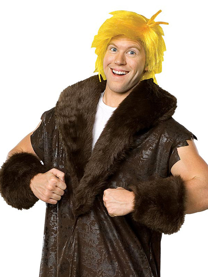 Barney Rubble Deluxe Costume Adult Mens -2