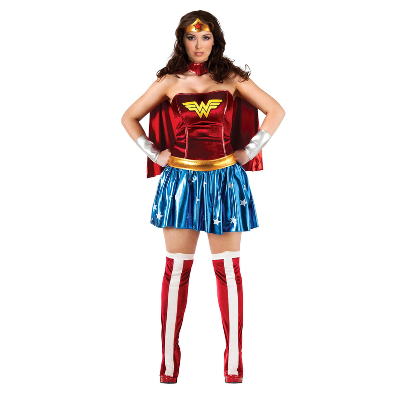 Wonder Woman Costume Plus Womens Blue -1