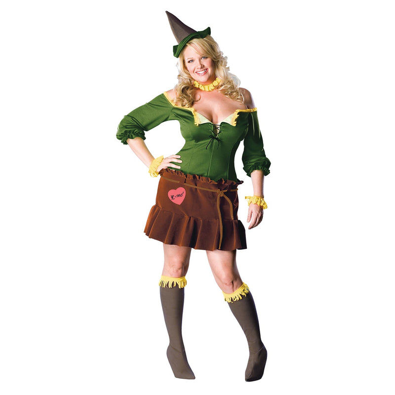 Scarecrow Costume Adult Mens Green -1