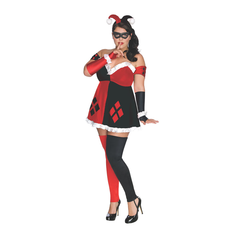 Harley Quinn Deluxe Costume Adult Womens -1