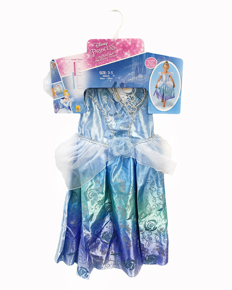 Cinderella Rainbow Deluxe Costume Child Girls Blue