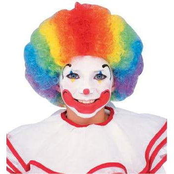 Clown Multi Colour Wig Adult Unisex