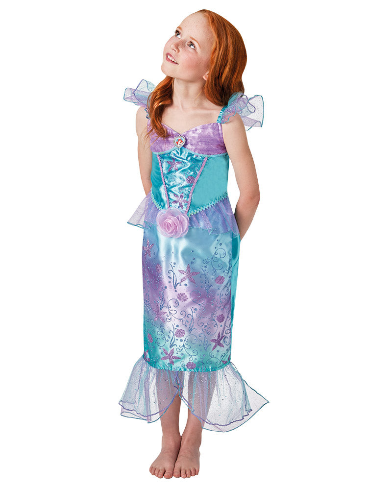Ariel Rainbow Deluxe Costume Child Girls Blue