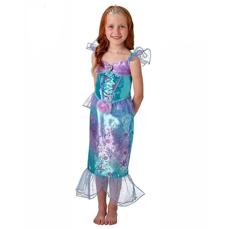 Ariel Rainbow Deluxe Costume Child Girls Blue