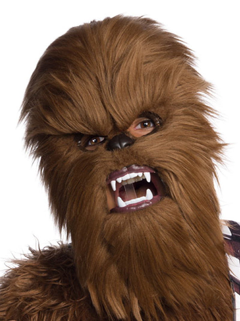 Chewbacca Moveable Jaw Mask One Size Only Unisex Brown