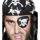 Pirate Eyepatch Adult White Unisex -1