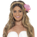 Hawaiian Seashell Bra Adult White Womens -1