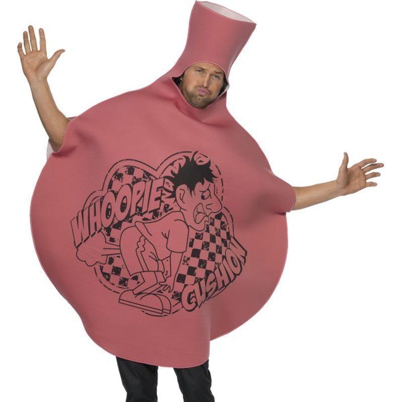 Whoopie Cushion Costume Adult Red Mens -1