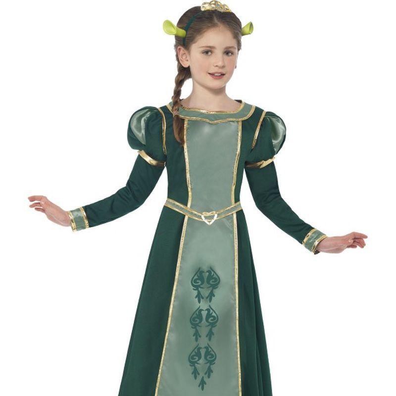 Shrek Princess Fiona Costume Kids Green Girls -1
