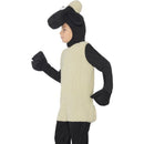 Shaun The Sheep Kids Costume White Jumpsuit Headpiece