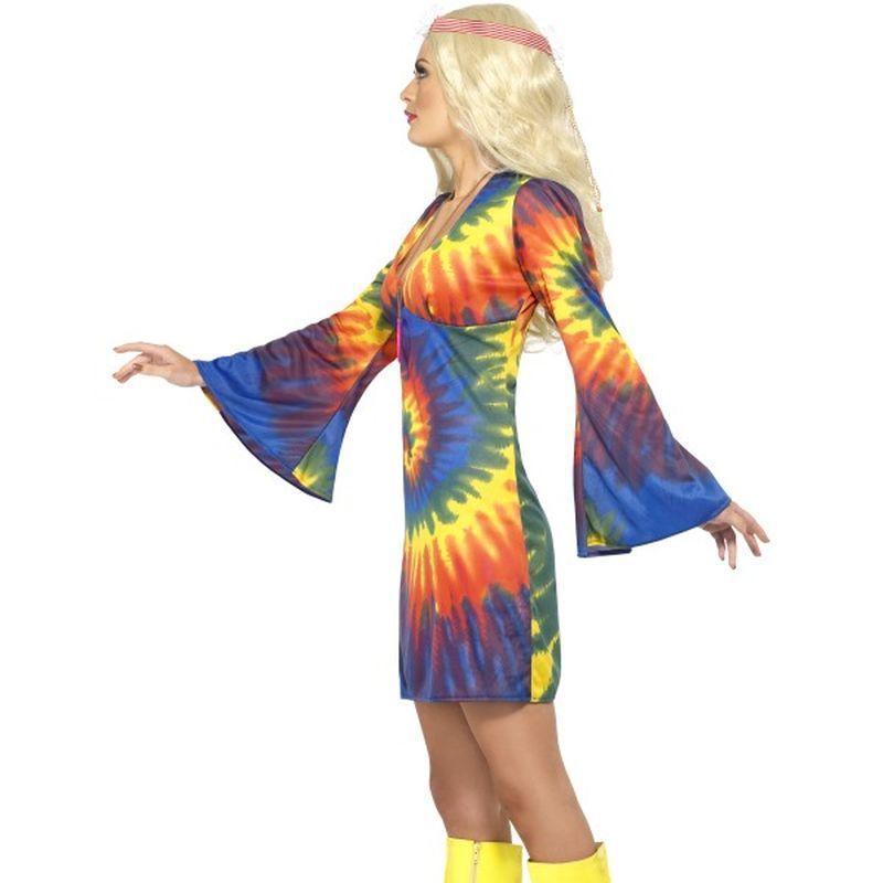 1960s Tie Dye Costume Adult Rainbow Womens -3
