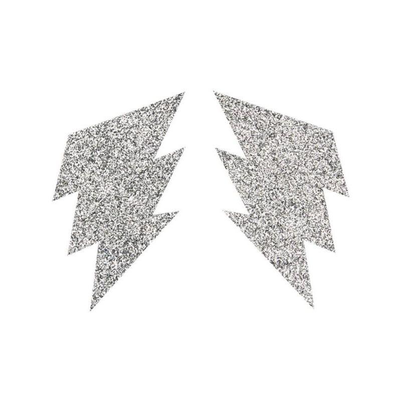 Fever Glitter Lightning Bolt Nipple Pasties