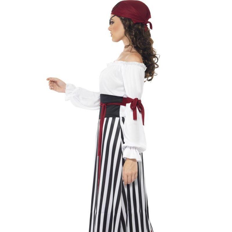 Pirate Lady Costume Adult White Womens -3