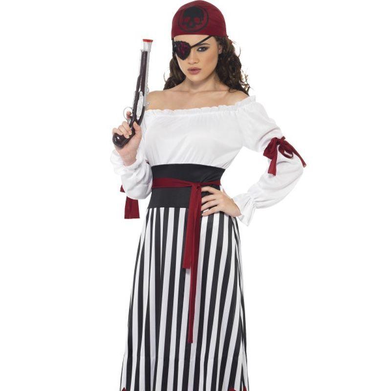 Pirate Lady Costume Adult White Womens -1