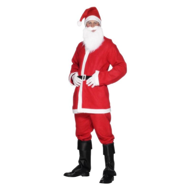 Santa Suit Costume Adult Red Mens -1