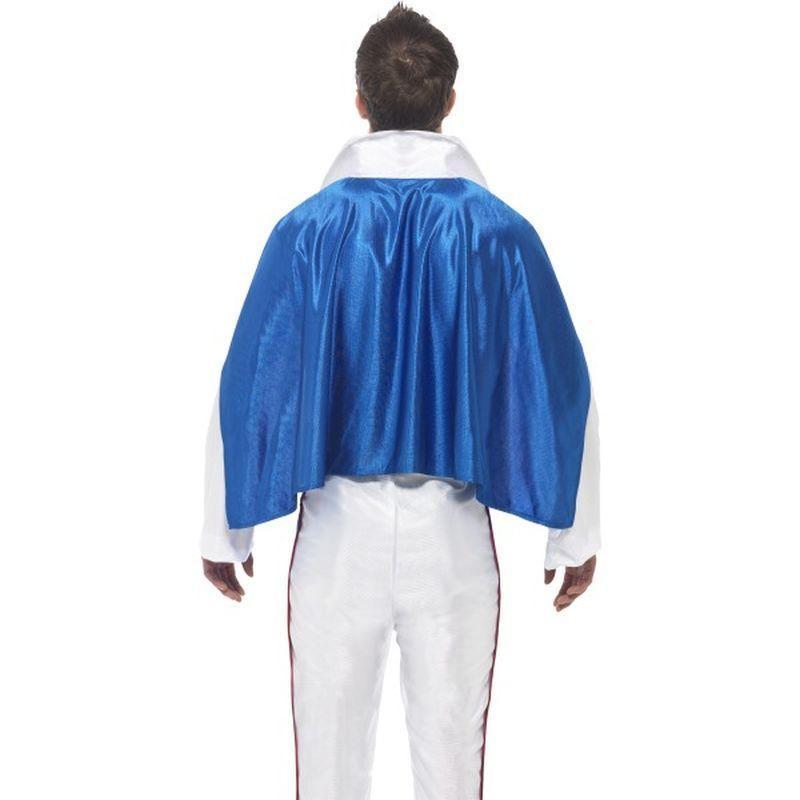 Evel Knievel Costume Adult White Blue Mens -2