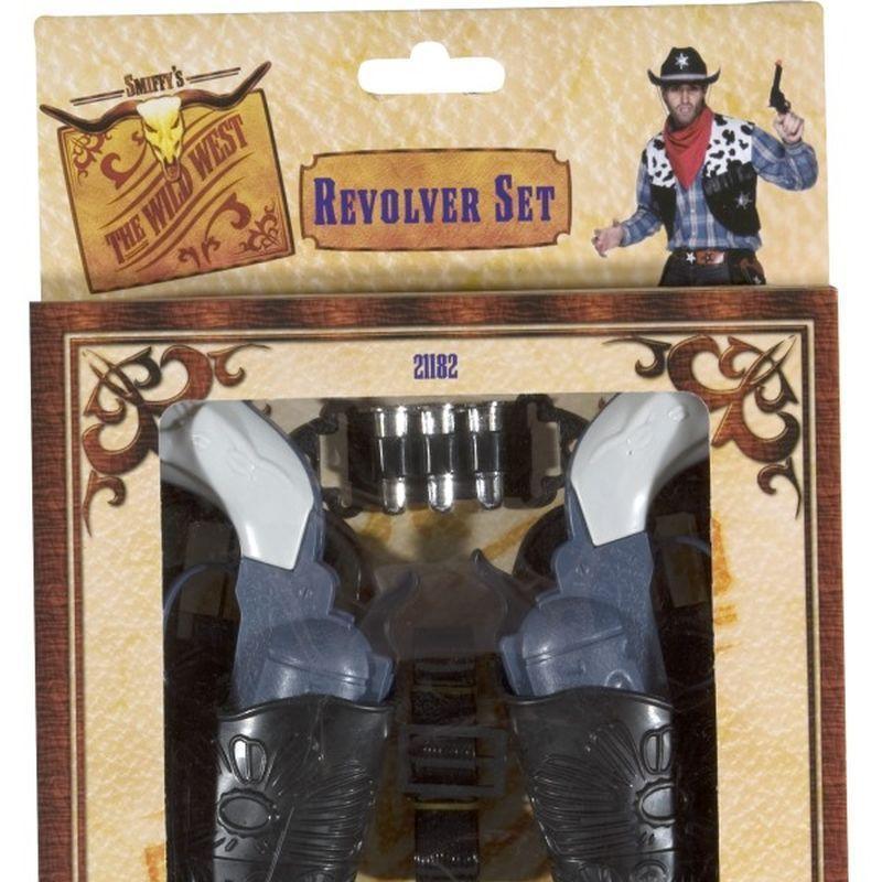 Wild West Gun Set Adult Grey Unisex -1