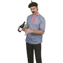 French Man Set Adult White Mens -1