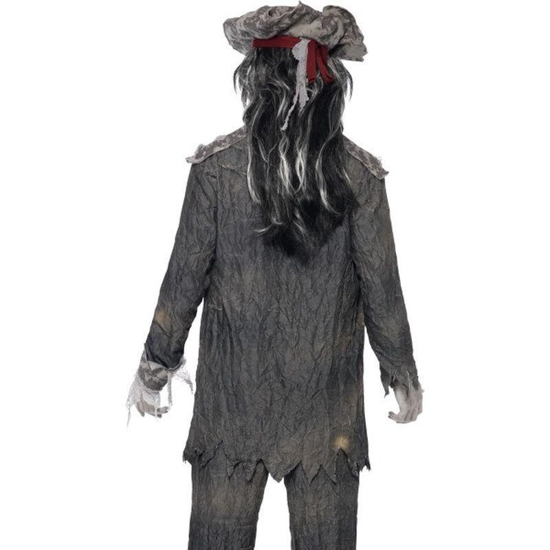 Ghost Ship Ghoul Costume Adult Grey Mens -2