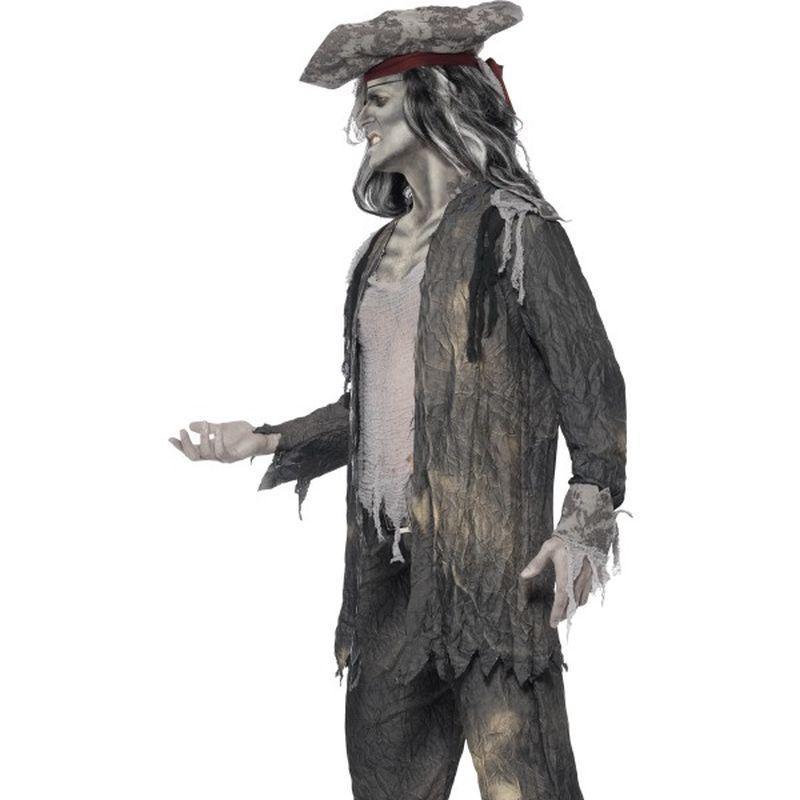 Ghost Ship Ghoul Costume Adult Grey Mens -3