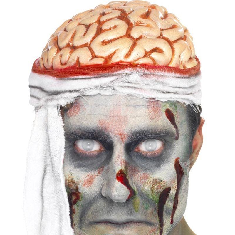 Bandage Brain Hat Adult Flesh Unisex Pink -1