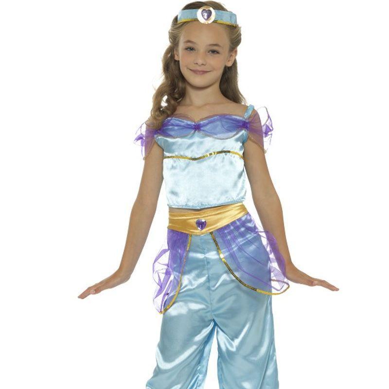 Arabian Princess Costume Kids Blue Girls -1
