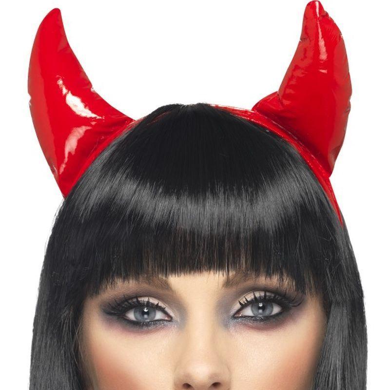 Devil Horns Adult Red Womens -1