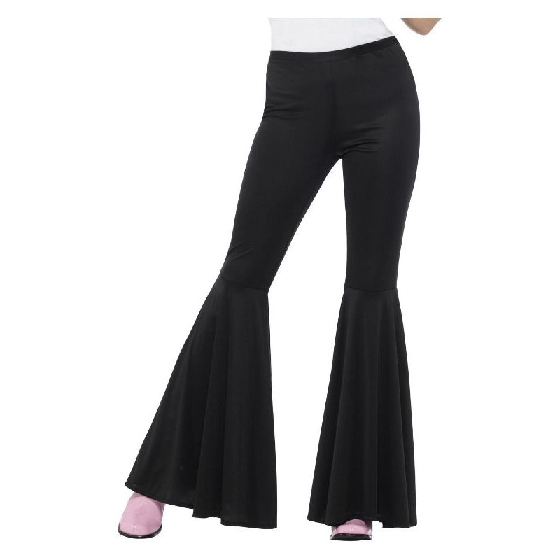 Flared Trousers Ladies Adult Womens -1