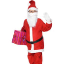 Santa Boy Costume Kids Red White Boys -1