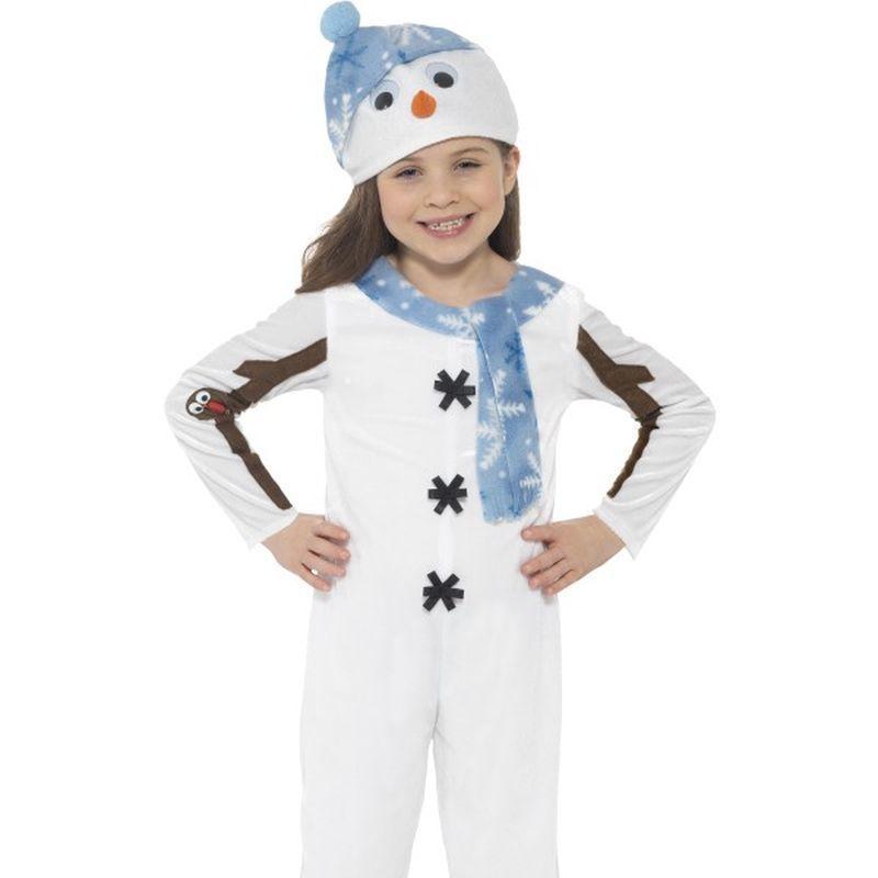 Snowman Toddler Costume Kids White Unisex -1