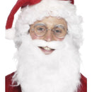 Santa Beard Adult White Mens -1
