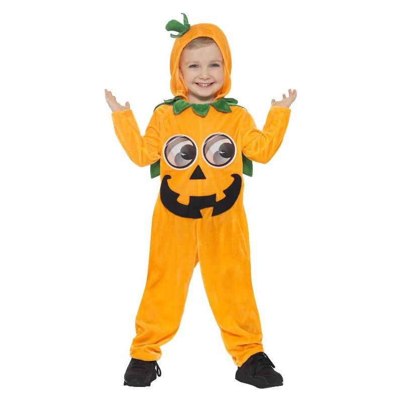 Pumpkin Toddler Costume Toddler Orange Unisex -1