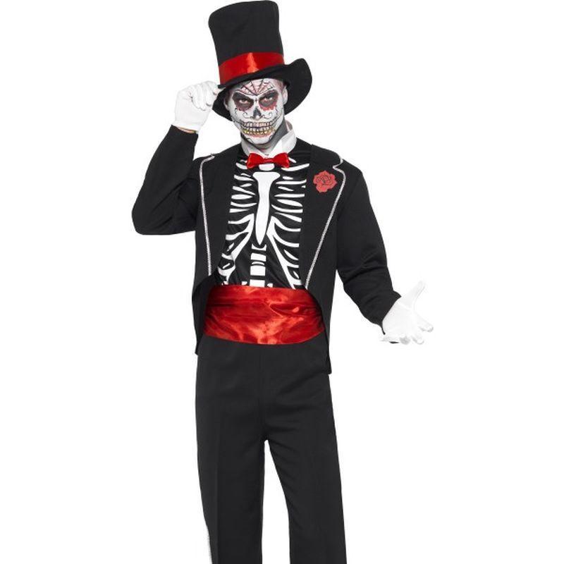 Day Of The Dead Costume Adult Mens -1