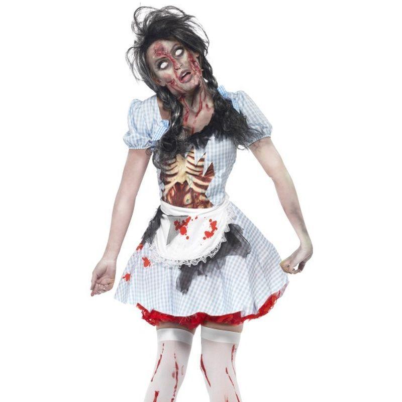 Horror Zombie Countrygirl Costume - UK Dress 8-10