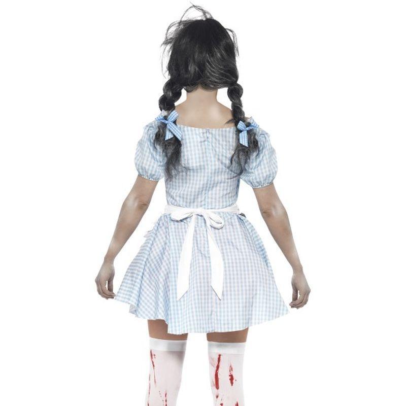 Horror Zombie Countrygirl Costume Adult Blue Womens