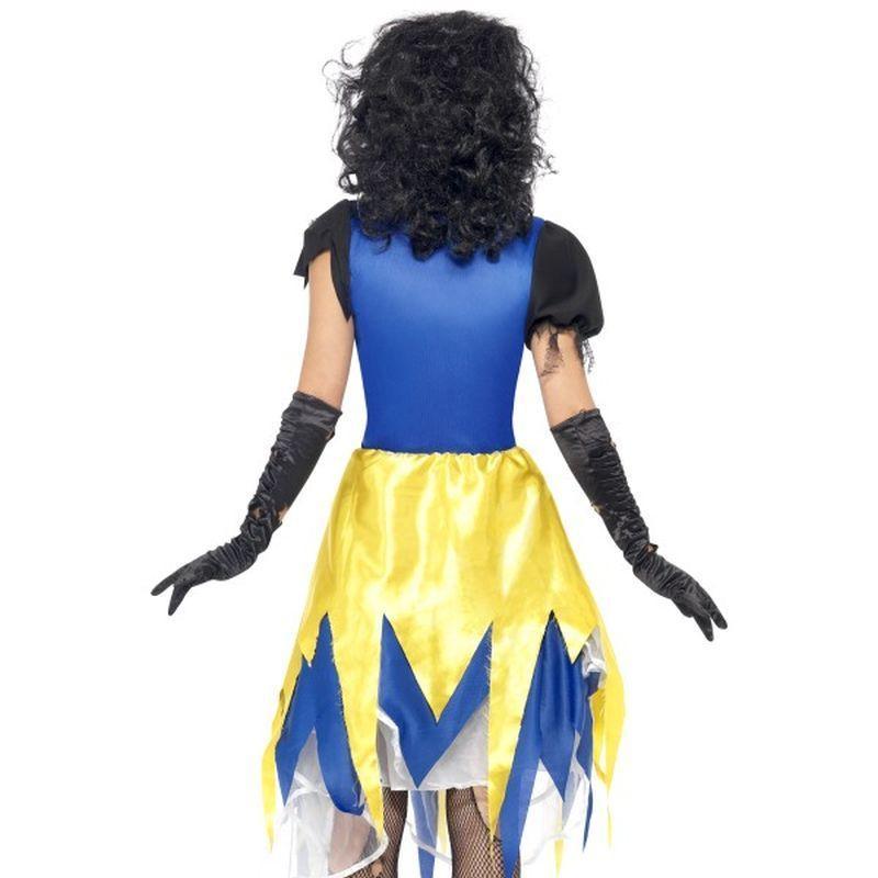 Snow Fright Costume Adult Red Blue Yellow Womens -2
