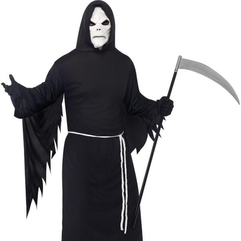 Grim Reaper Costume Adult White Mens -1