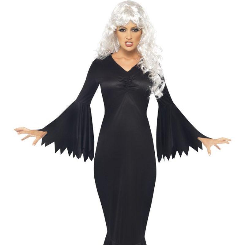 Midnight Vamp Costume - UK Dress 8-10 Womens Black