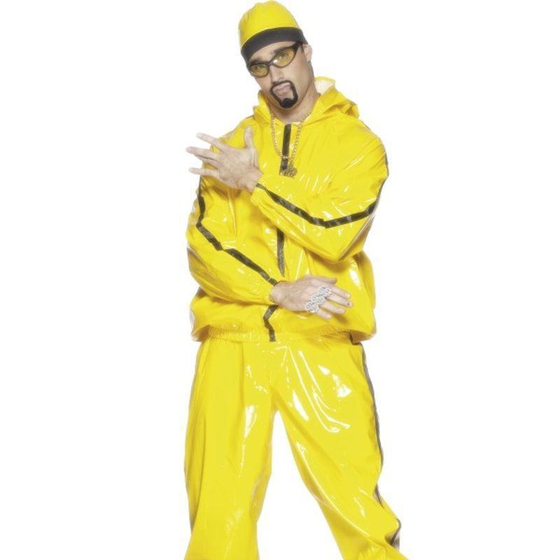 Rapper Suit Adult Yellow Mens -1