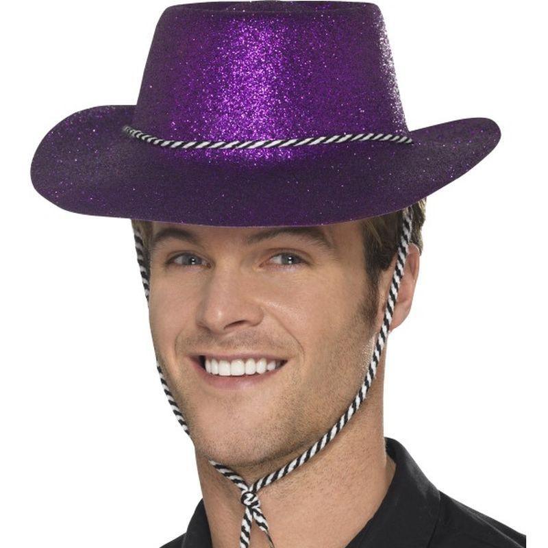 Cowboy Glitter Hat - One Size