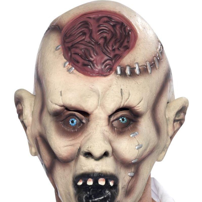 Autopsy Zombie Mask - One Size Mens Grey/Red